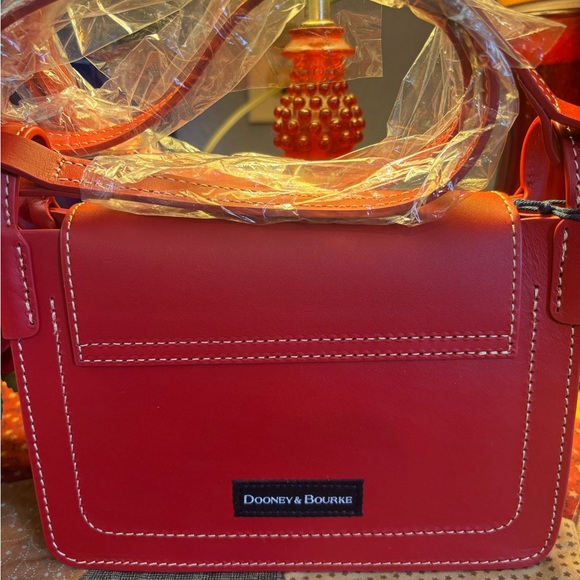 Dooney & Bourke Red Sweety Leather Pinky Bag w/Dust Cover/Price Set/No Offers - Picture 2 of 6